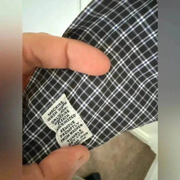 Ralph Lauren Moore Blue Plaid Pony Mens Long Sleeve Button Up Shirt Size XL - Picture 3 of 8